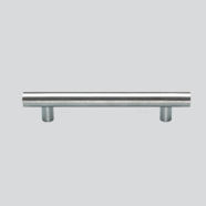 Greep 185 | Edelstaalkleur | Metalen handgreep
