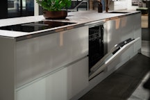 Melamine fronten in Kristalwit