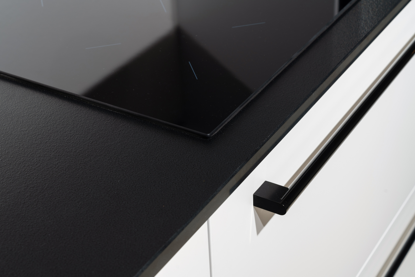 Composiet werkblad in Pure Black Velvet