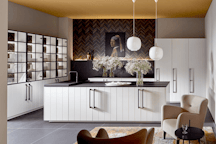Landelijke / Design - Eilandkeuken - Wit