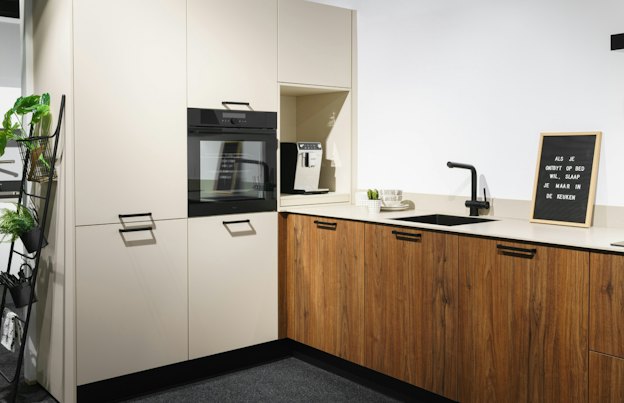 Laser Soft crème hoekkeuken