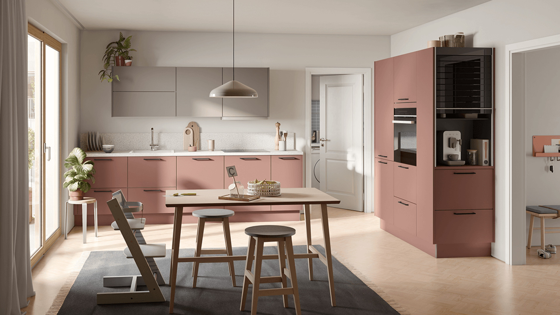 Scala amarant keuken met losse elementen