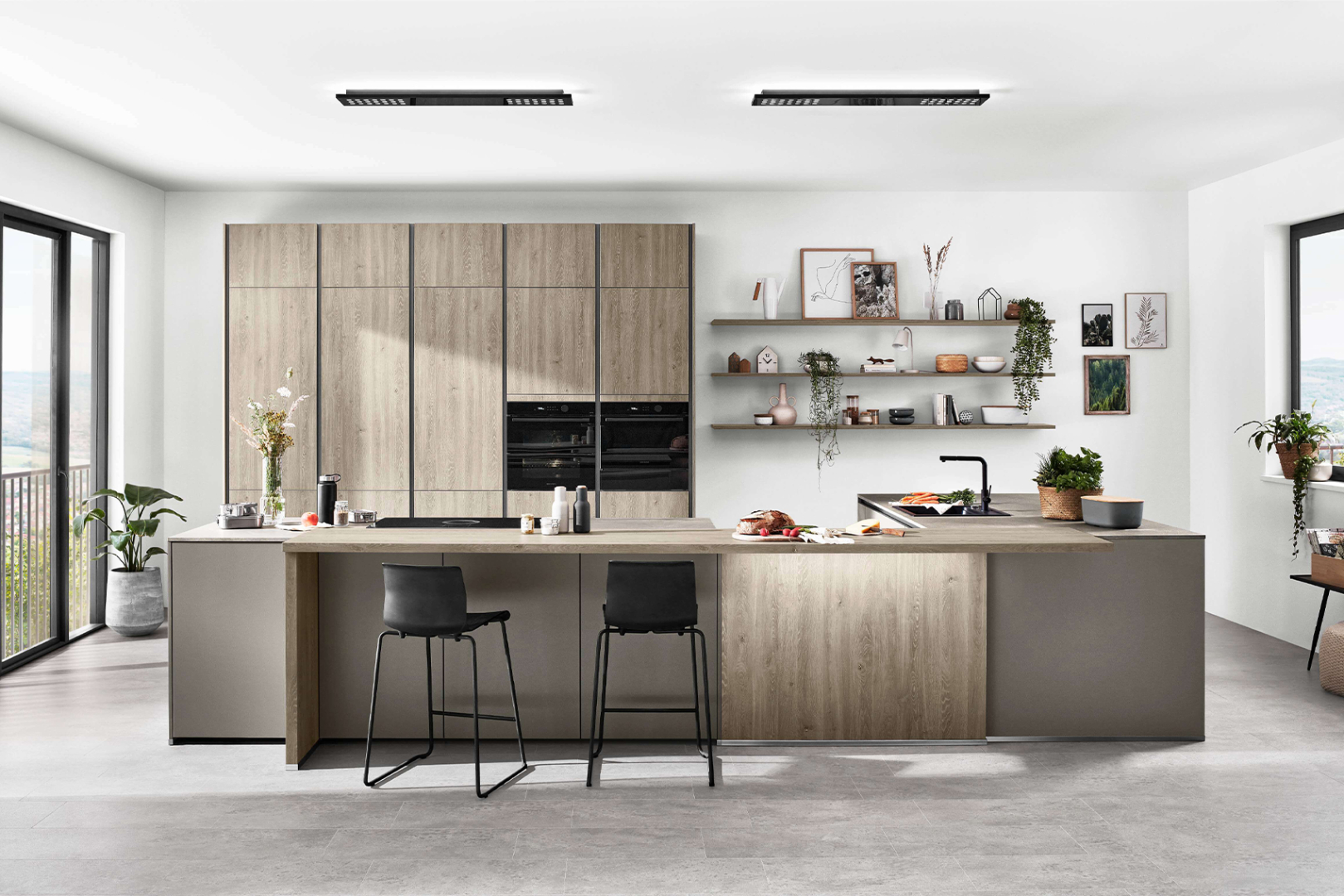Riva houten eilandkeuken