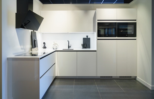 Focus Alpin witte hoekkeuken