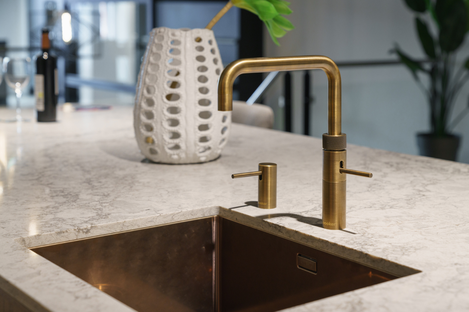 Quooker kraan en zeeppomp