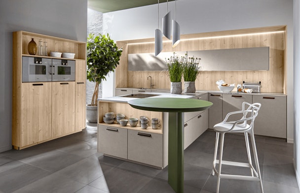 VU betonbruin eilandkeuken