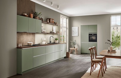 Senso 495 olijf rechte keuken