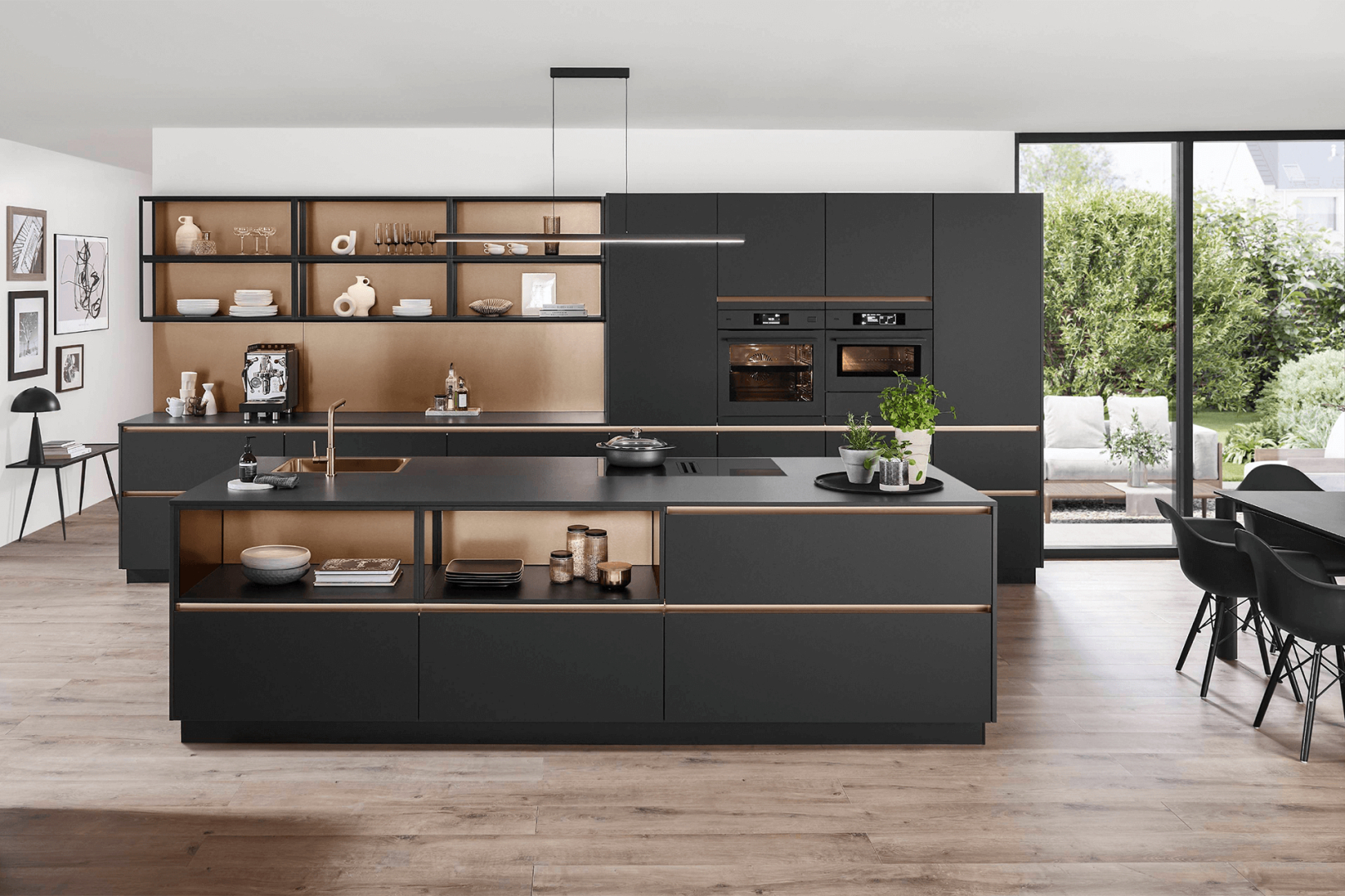Senso 496 zwarte eilandkeuken