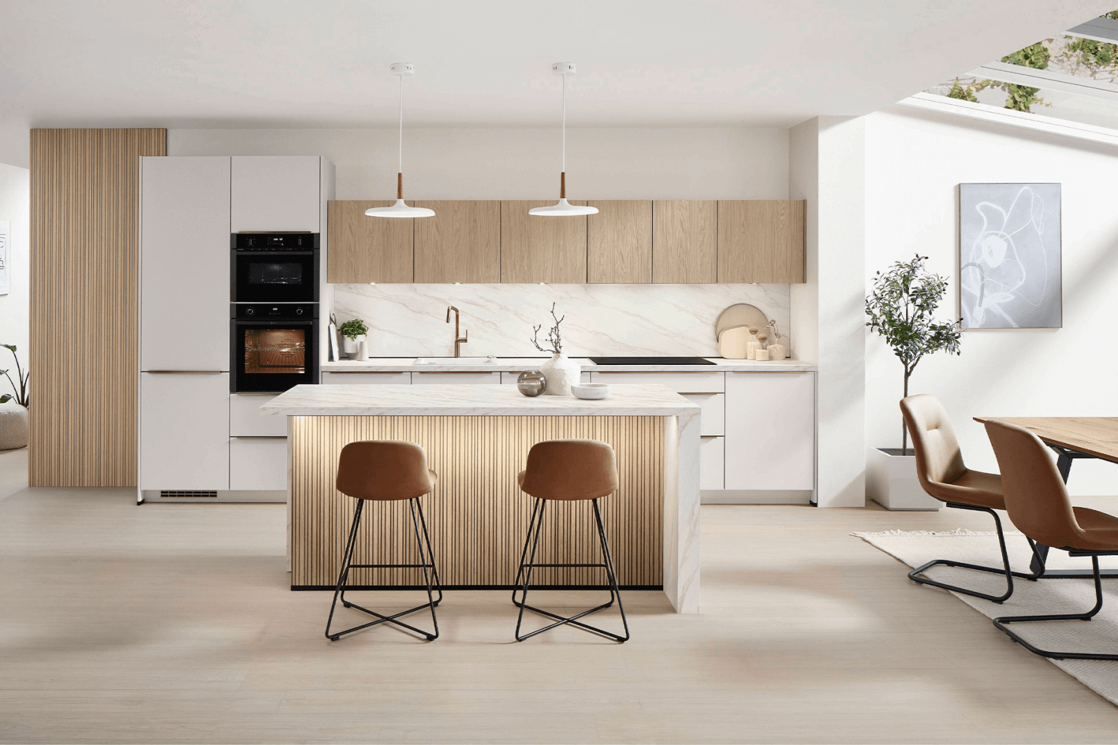 Softline 509 witte eilandkeuken