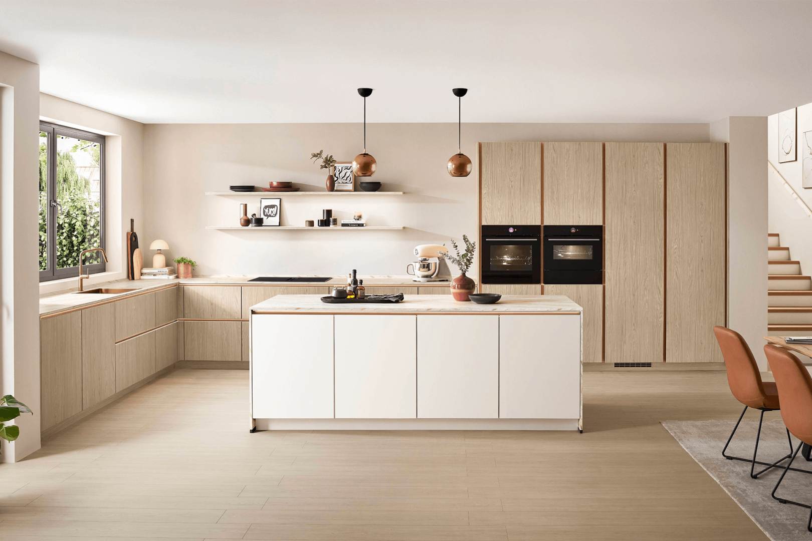 Structura 406 eiken eilandkeuken