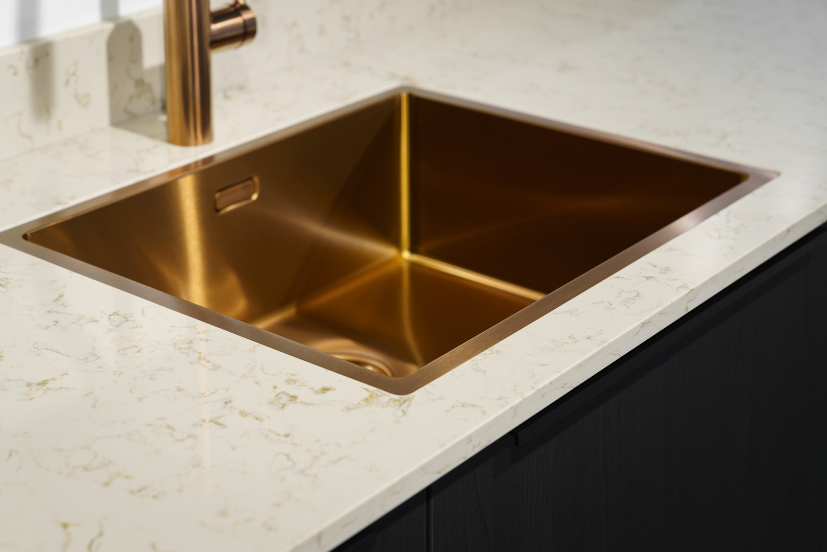 Composiet werkblad in Royal Gold