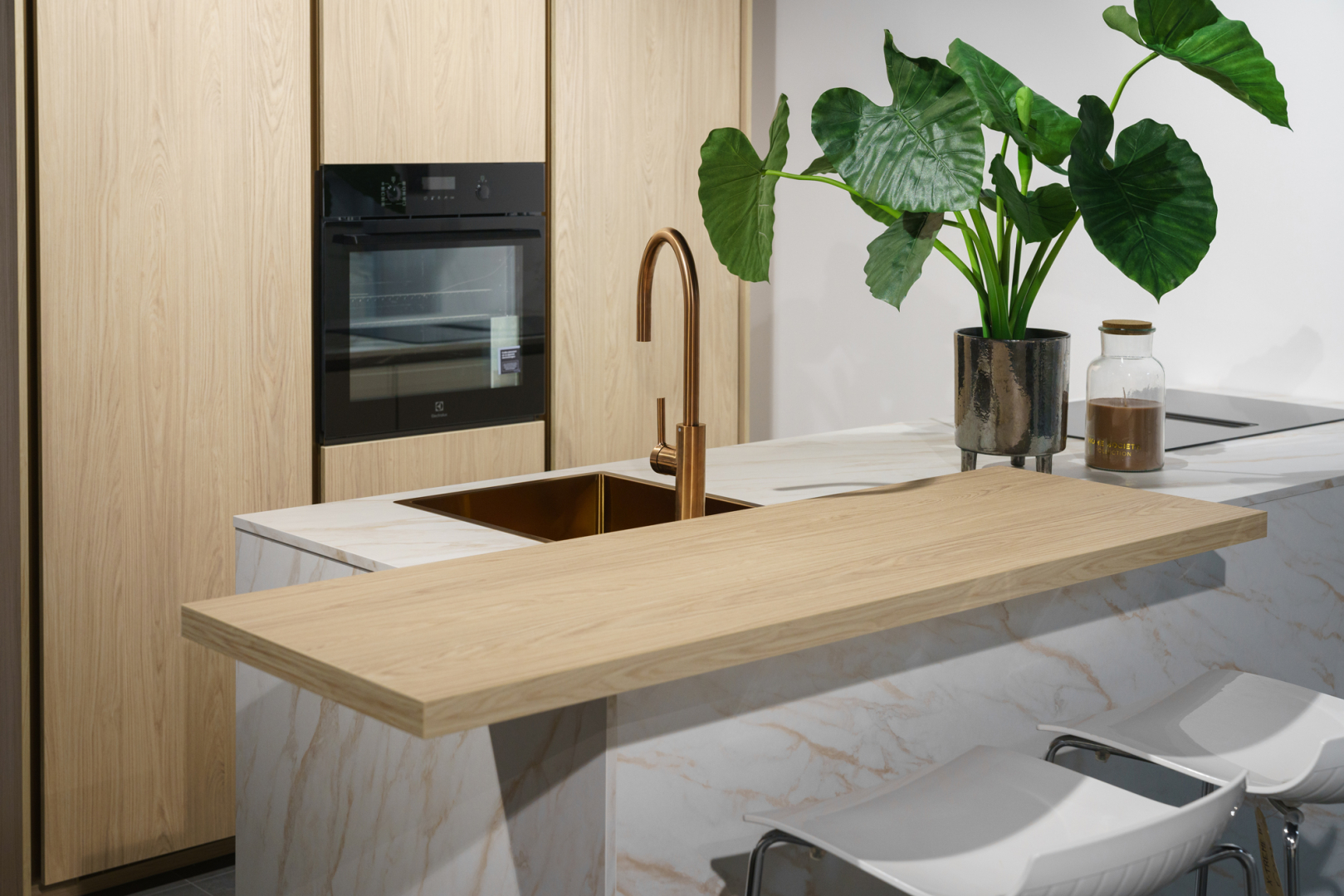 Keuken met bar