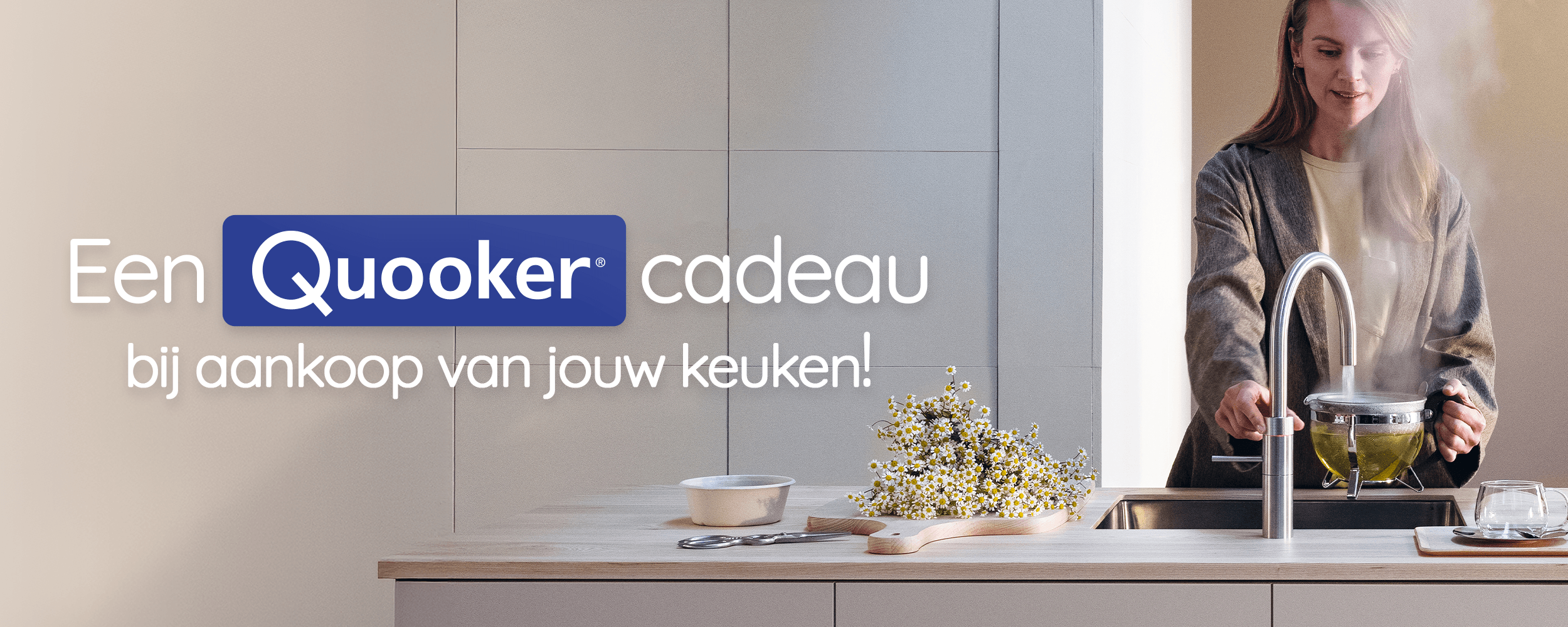 Een Quooker cadeau bij aankoop van jouw keuken