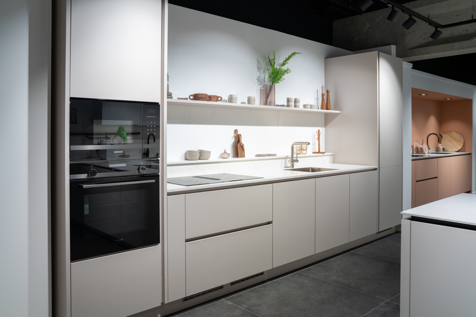 Easytouch zand rechte keuken