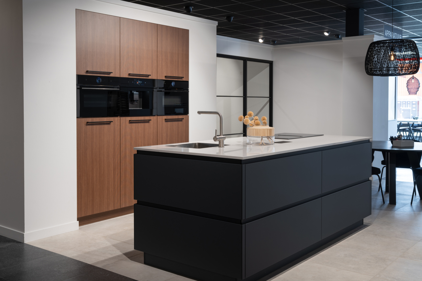 Noten urban eilandkeuken