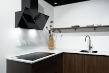 Luxueus composiet werkblad in Royal Grey Leather
