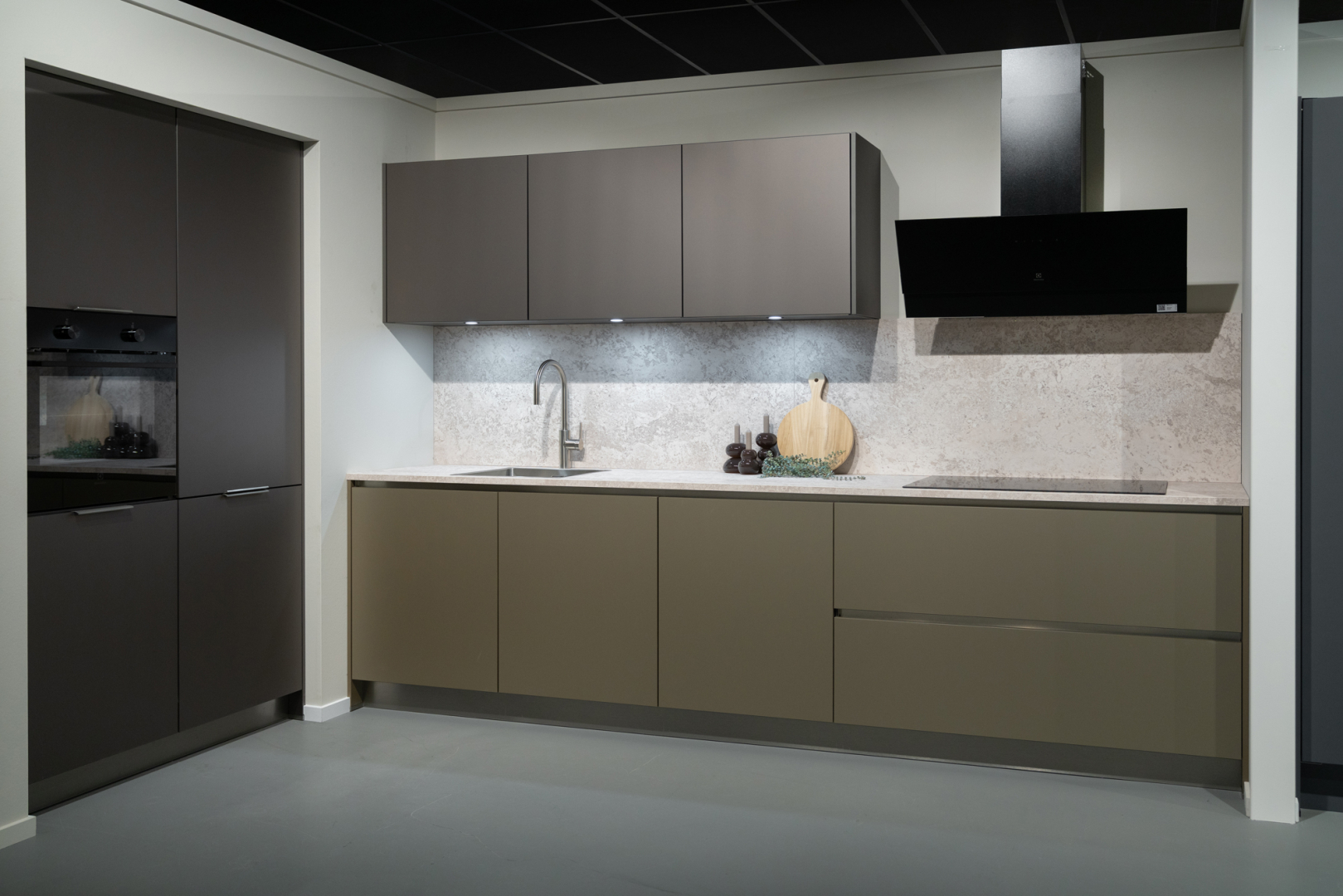 Vegas champagne metallic rechte keuken