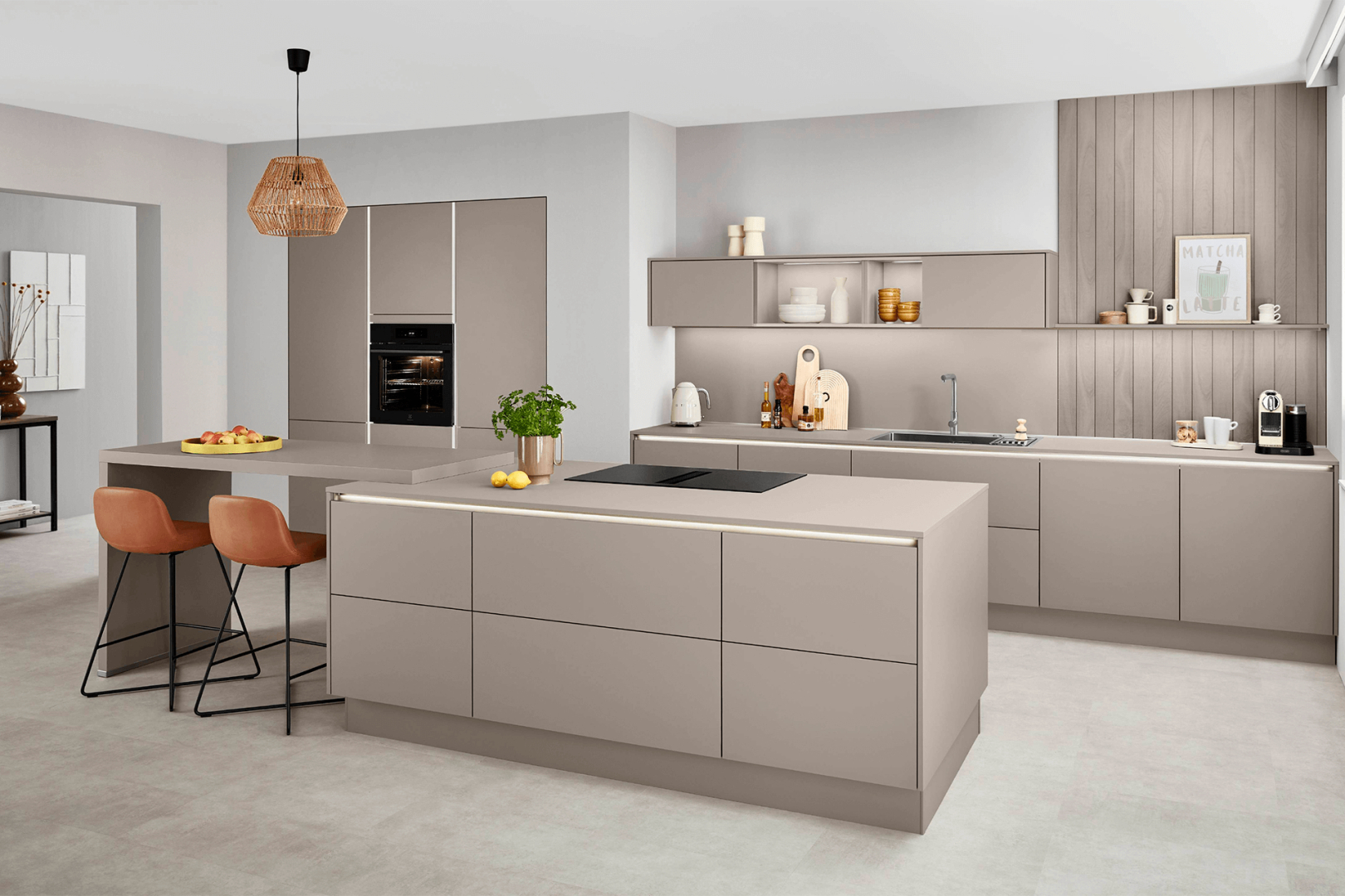 Laser 412 macchiato eilandkeuken