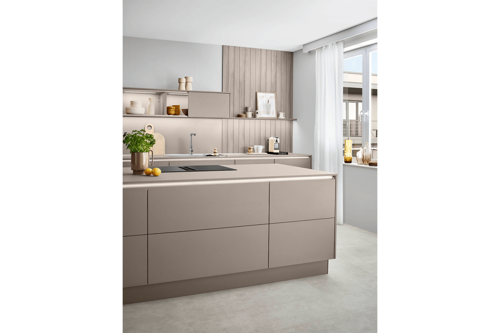 Laser 412 macchiato eilandkeuken