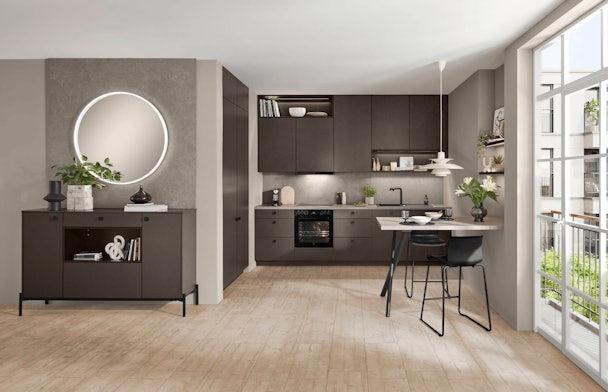 Look 605 coffee rechte keuken