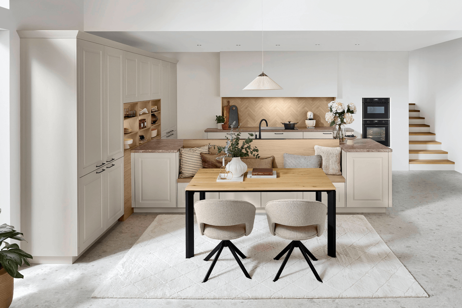 Sylt 848 Zand matte eilandkeuken