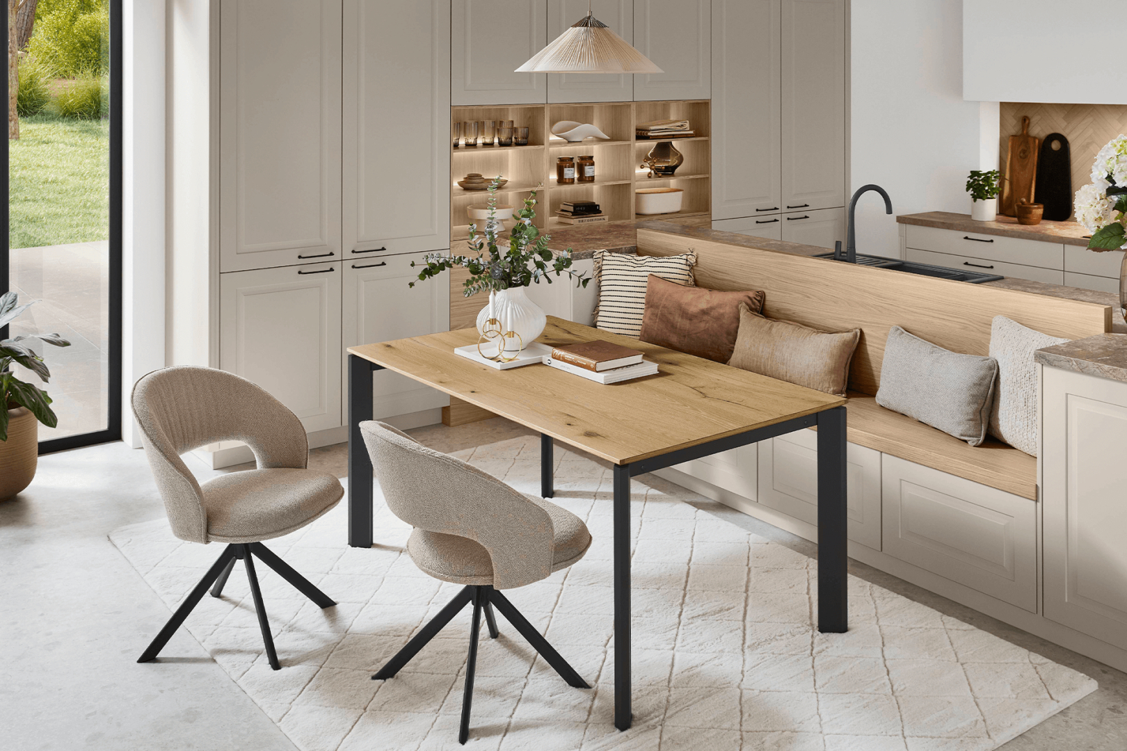 Sylt 848 Zand matte eilandkeuken