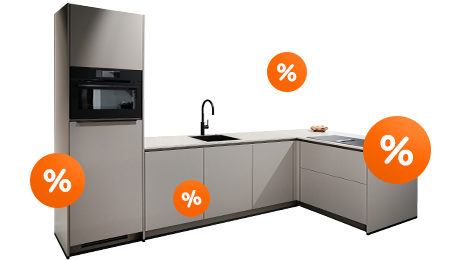 Actie showroomkeukens
