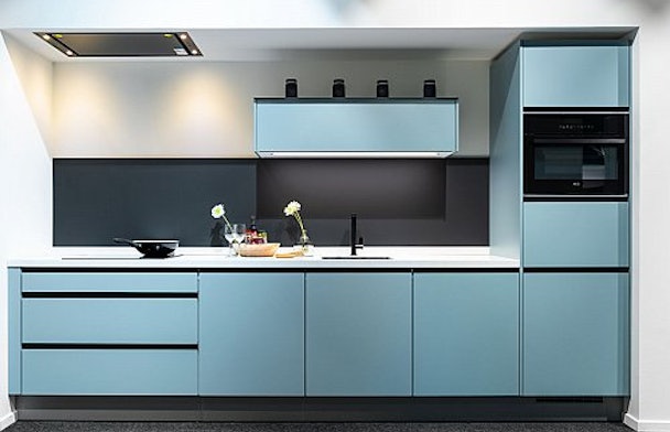 Touch Aqua blauwe rechte keuken