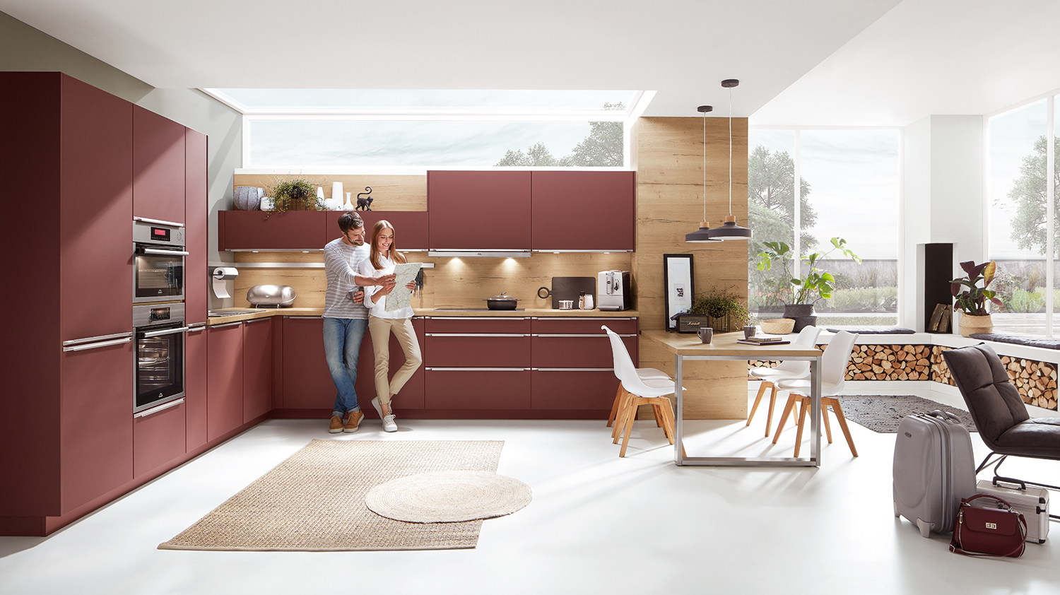 EasyTouch 963 roestrode hoekkeuken ultramat
