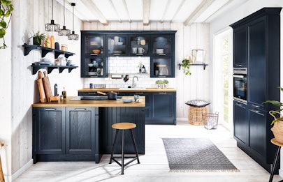 Bristol Fluweelblauwe eilandkeuken