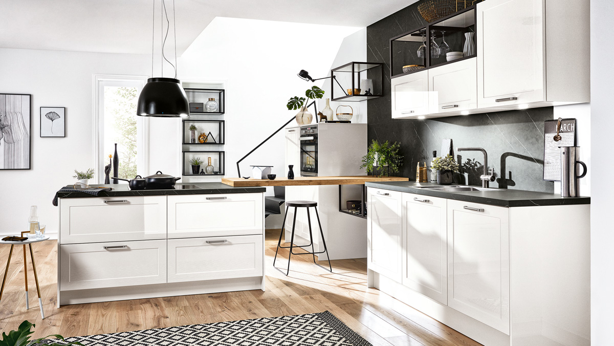 Granada witte T-keuken