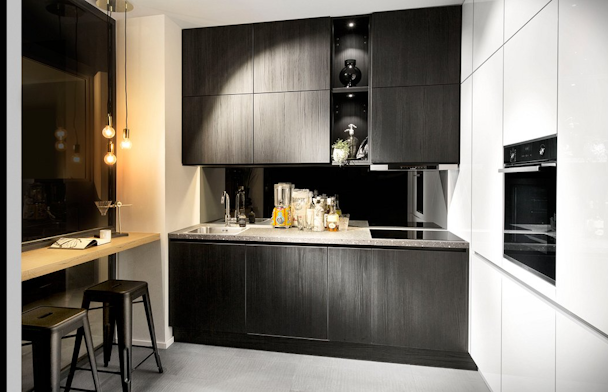H-Line Toronto Eiken Zwart