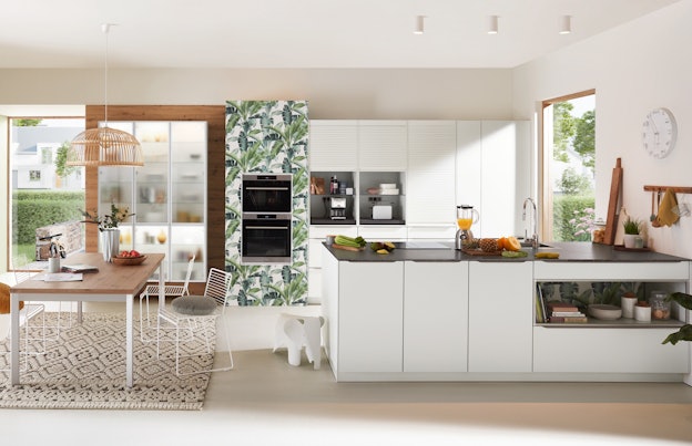 EasyTouch 967 Alpin witte eilandkeuken