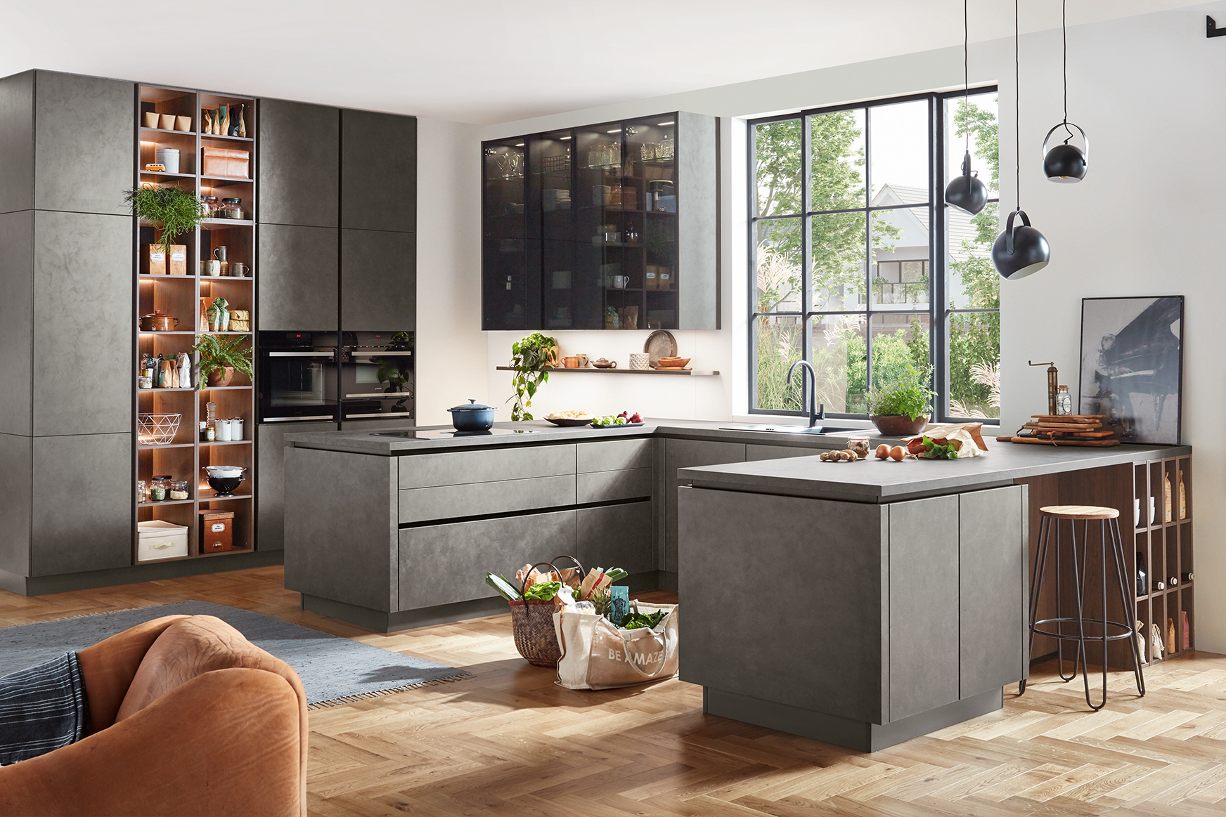 N-Line Riva 839 Decor Beton Terra Grijs