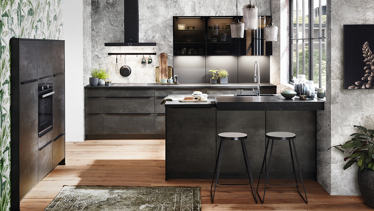 N-Line Speed 288 Decor Zwart Beton