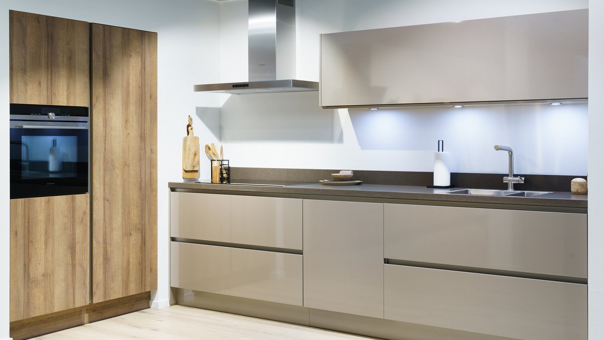 Denver eiken beige L-keuken