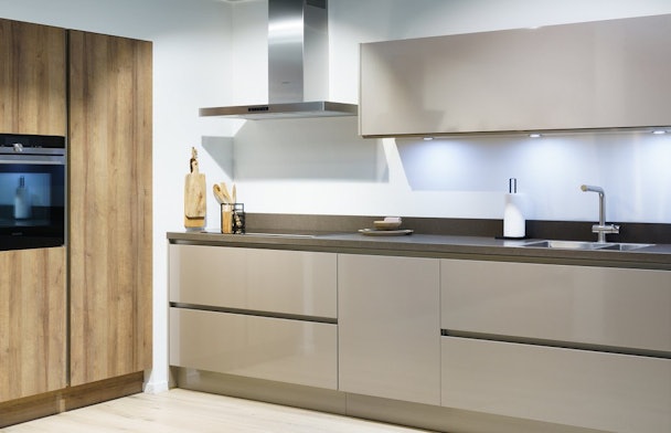 Denver eiken beige L-keuken