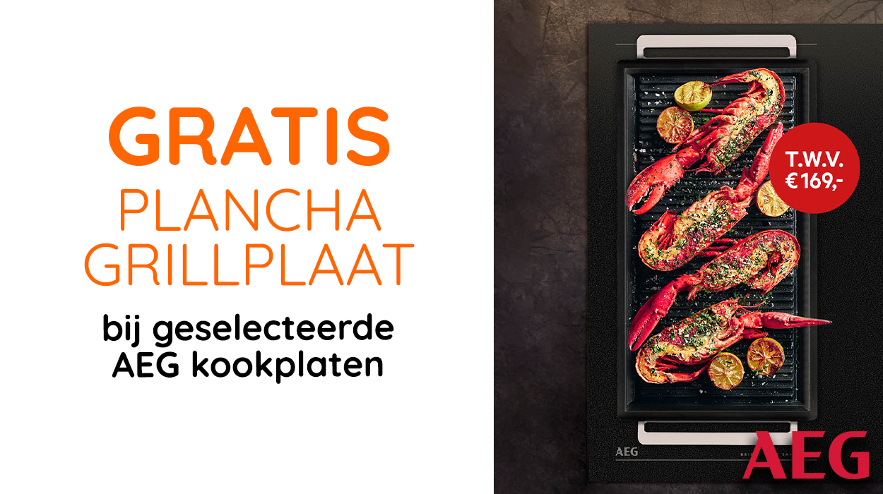 AEG gratis Plancha Grillplaat