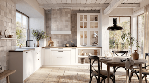 Concept130 Ravenna wit hoekkeuken