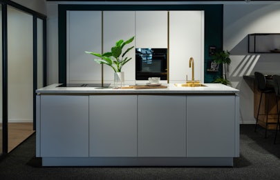 N-line Alpin witte eilandkeuken