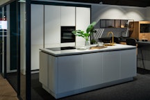 N-line Alpin witte eilandkeuken