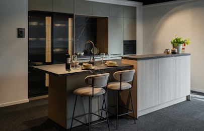Concept 130 Omber natuur/ fijn eiken lichte eilandkeuken