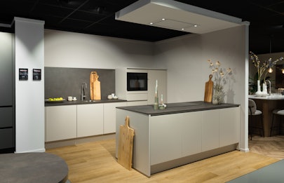 Zand eilandkeuken