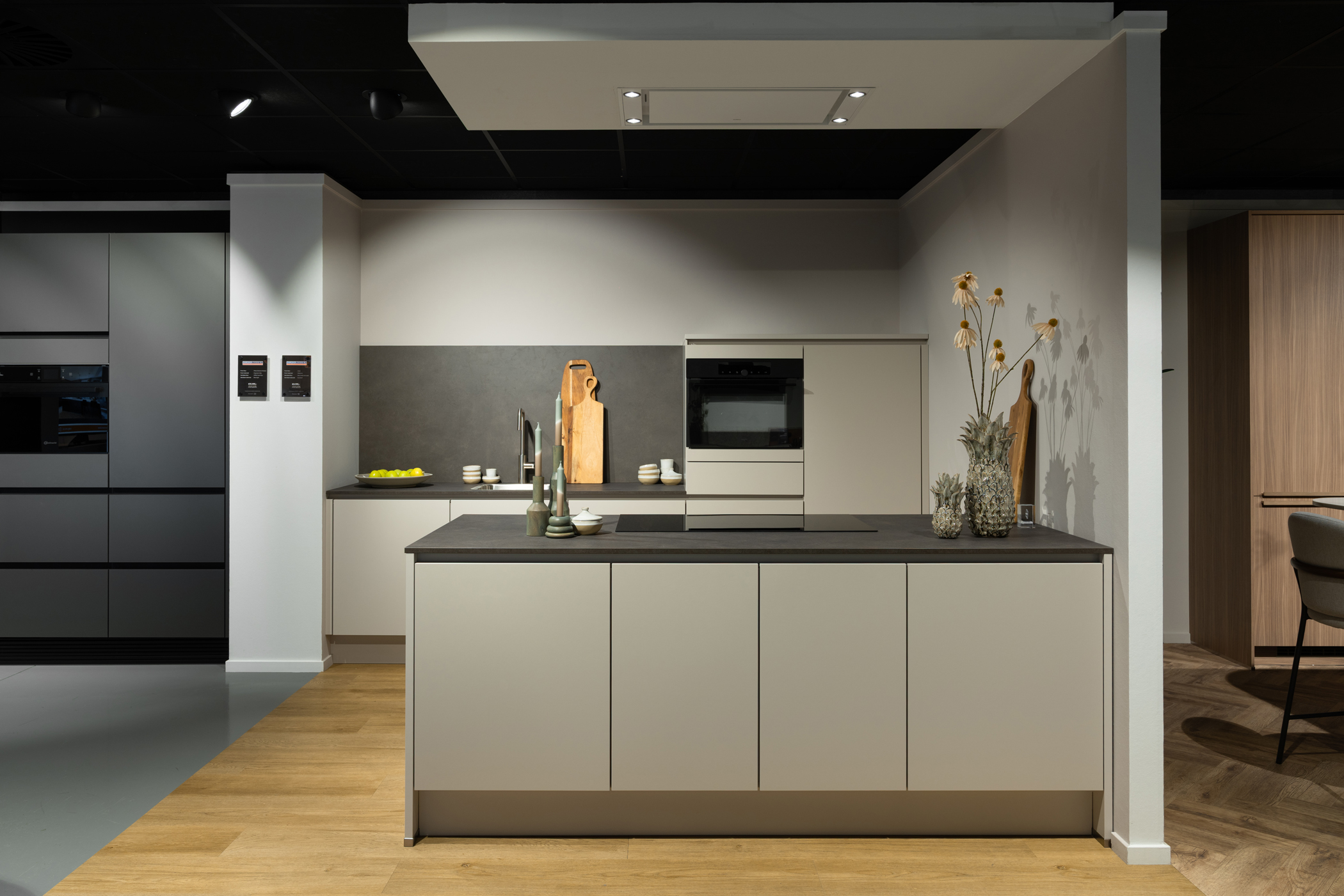 Zand eilandkeuken