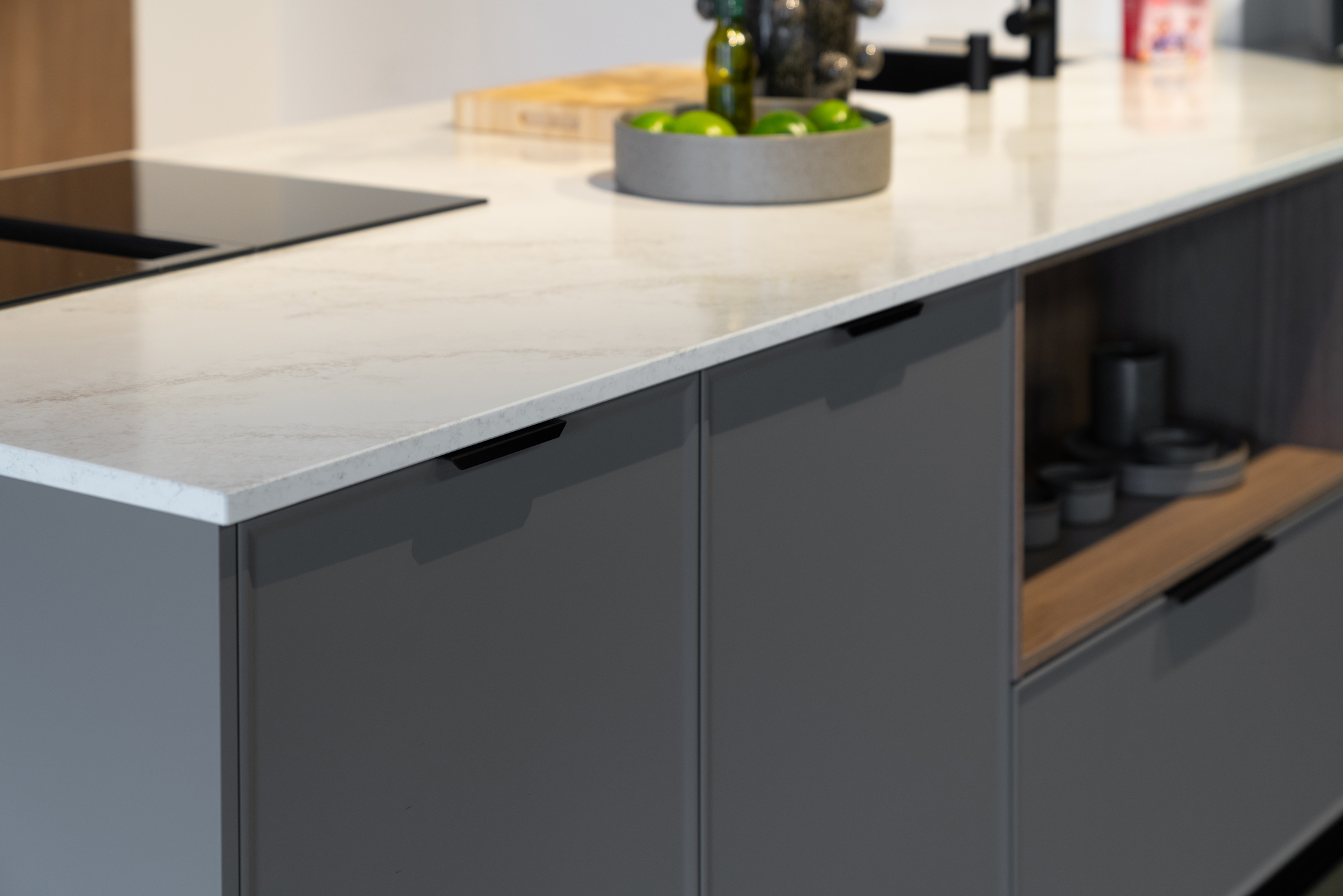 Composiet werkblad in de kleur Strak Royal White