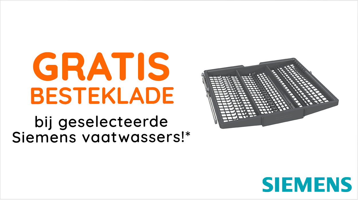 Gratis besteklade bij geselecteerde Siemens modellen