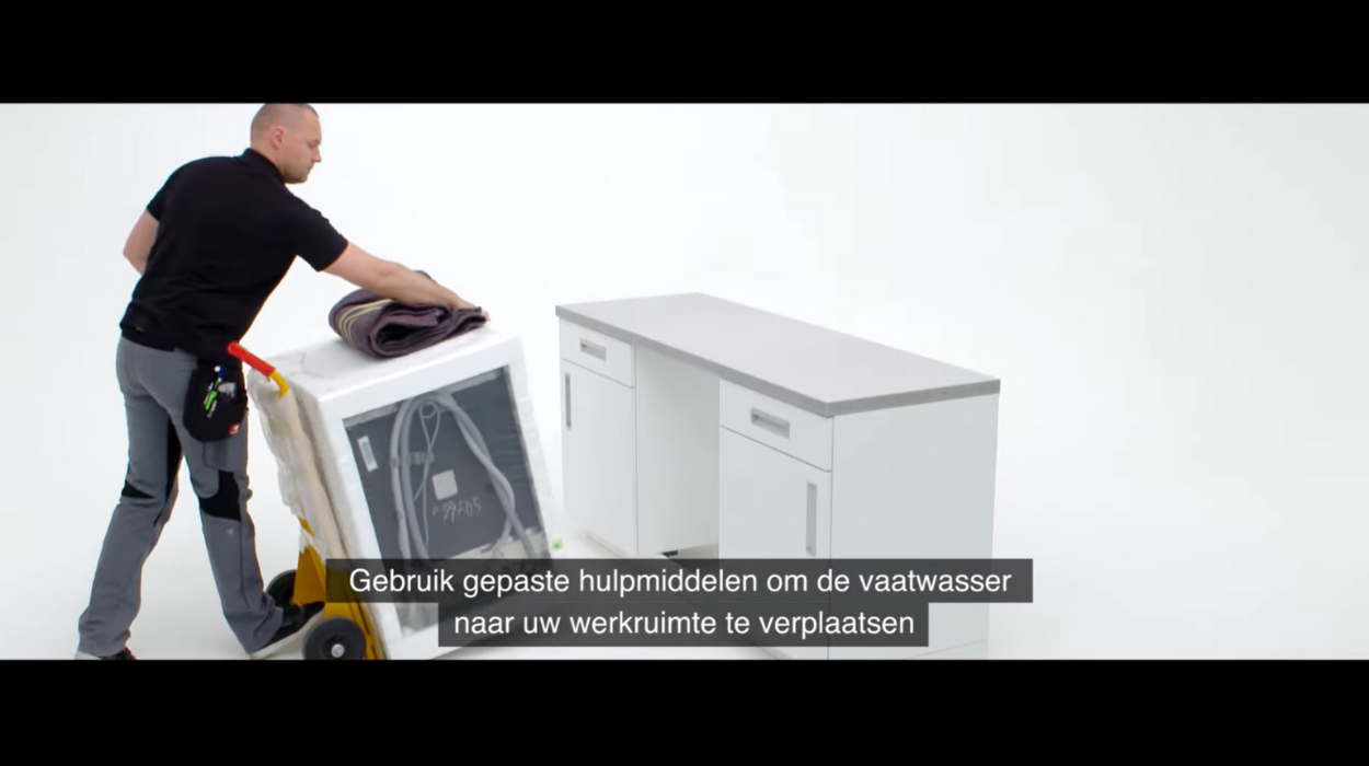 Hoe bouw je een vaatwasser in?