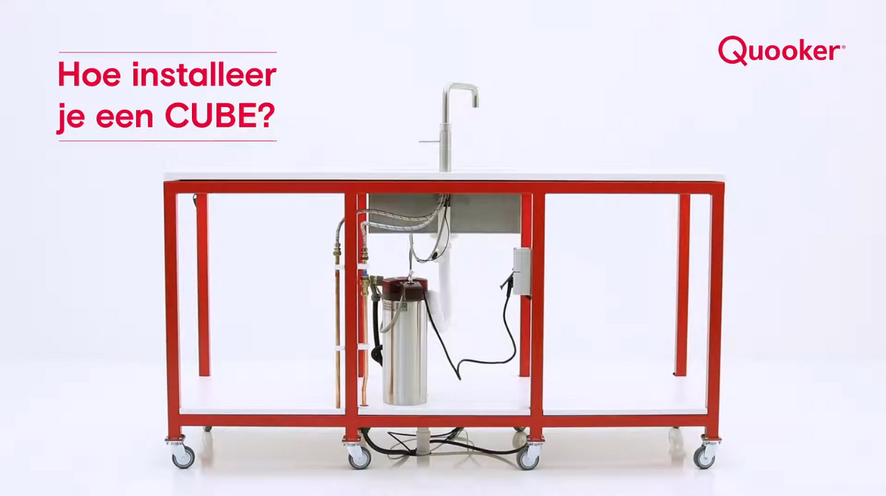 Hoe installeer je een Quooker CUBE?