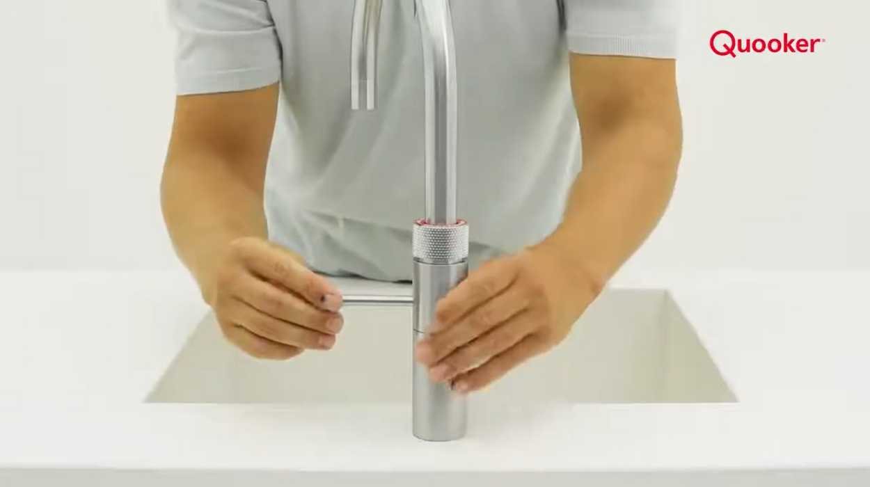 Hoe installeer je een Quooker Fusion kraan?