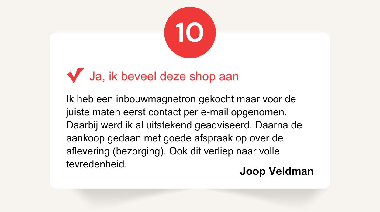 Kieskeurig Joop Veldman